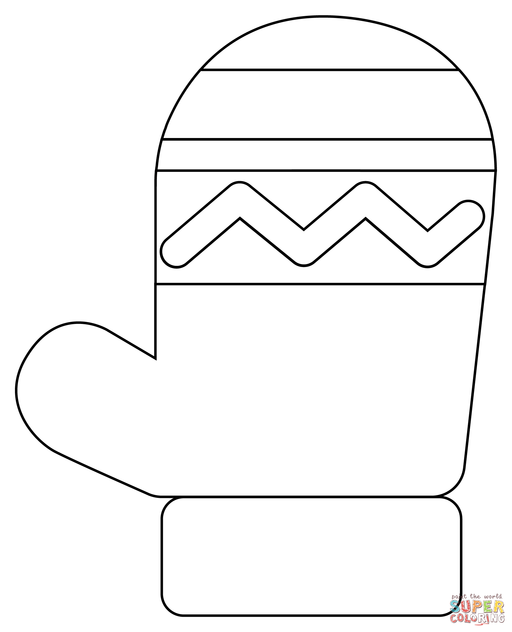 Mittens coloring page free printable coloring pages