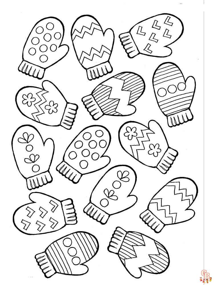 Mitten coloring pages free printable pages for easy and fun winter activities