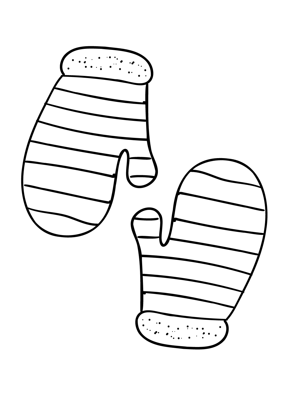 Mittens coloring pages printable for free download