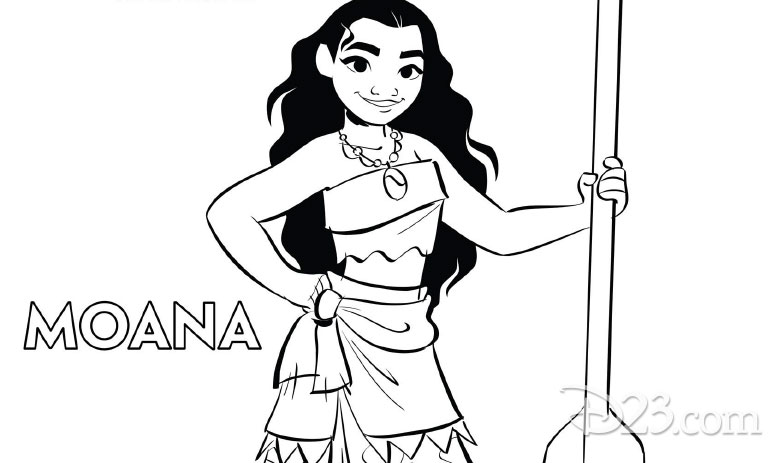 Youll love these printable moana coloring pages