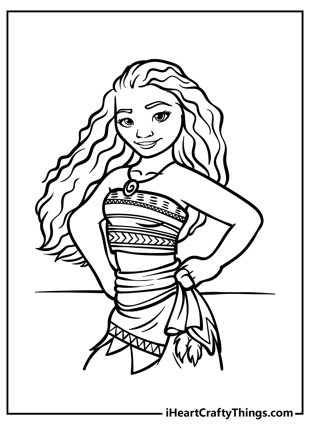 Moana coloring pages free printables