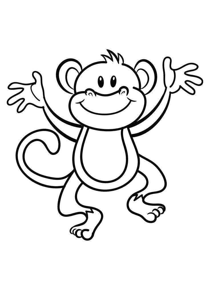 Coloring pages of monkeys printable activity shelter boyama kitabä ãcretsiz boyama kitaplarä maymun