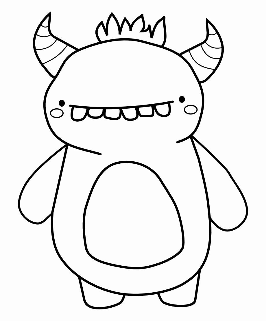 Coloring pages free monsters coloring pages for kids