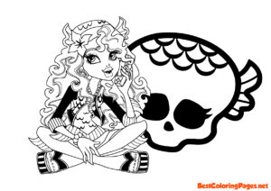 Monster high coloring pages