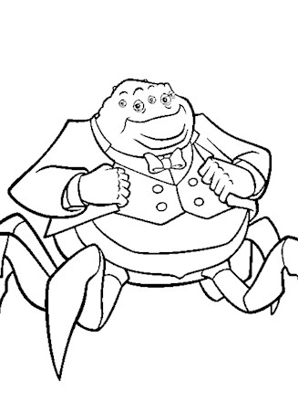 Monsters inc coloring page