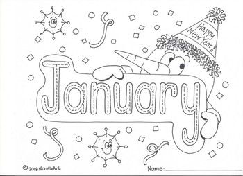 Months of the year tracing and coloring pages coloring pages printable coloring pages months in a year