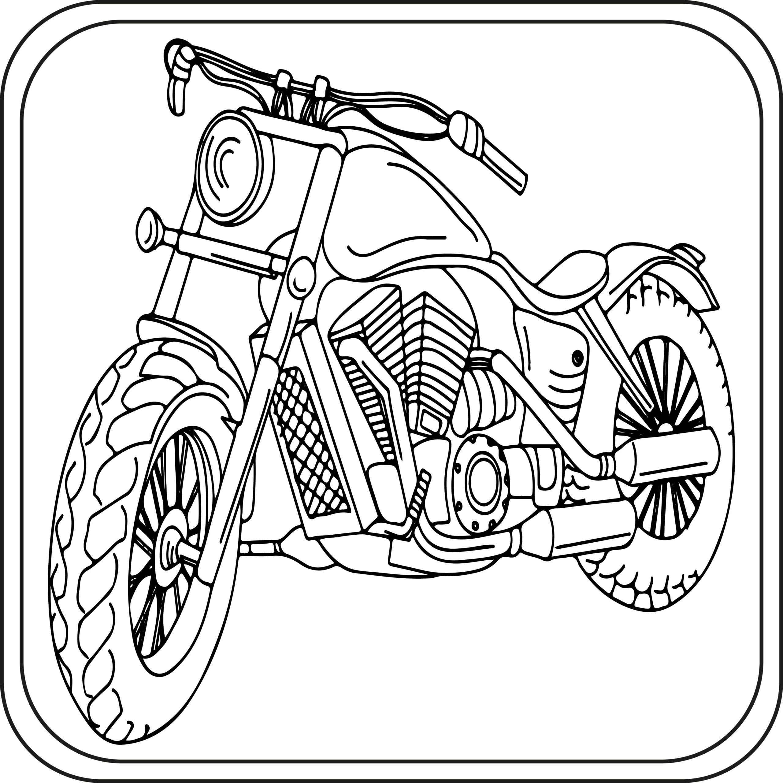 Motorcycle coloring pages preschool kindergarten first grade made by teachers