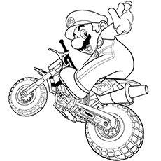 Motorcycle coloring pages