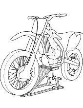 Motorbikes coloring pages motorcycles