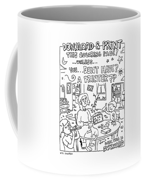 The coloring page coffee mug by will santino