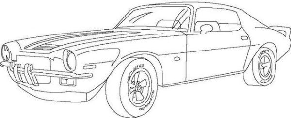 Free muscle cars coloring pages pdf