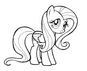 Little pony coloring to download for free