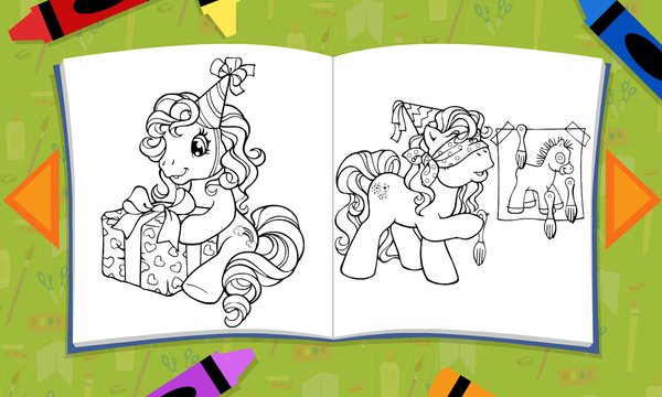 My little pony coloring book