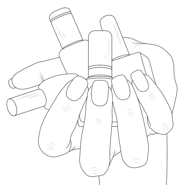 Cool nail polish coloring page rcoolcoloringpages