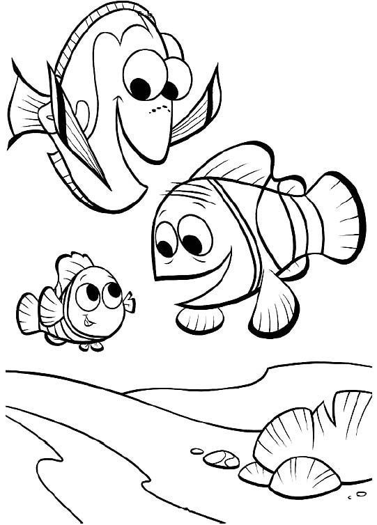 Coloring pages finding nemo coloring pages