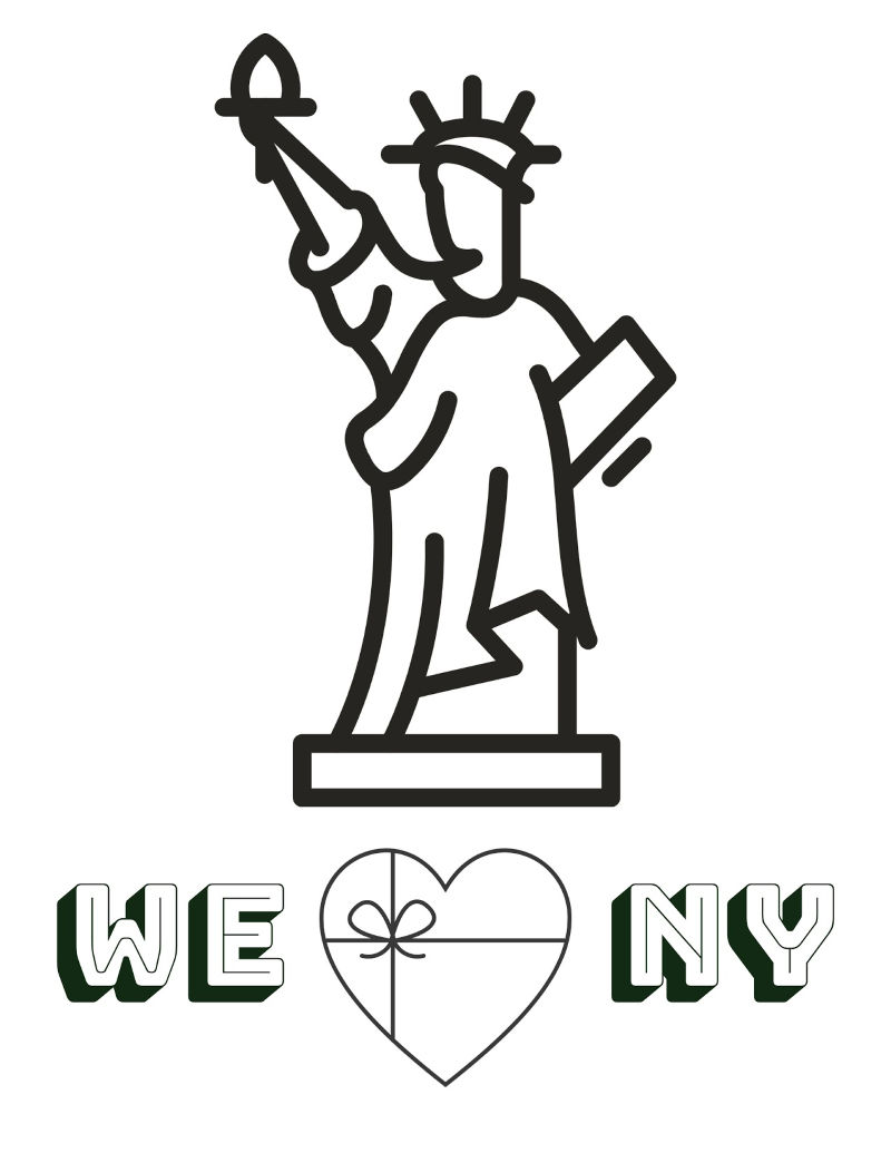 Free printable we love new york coloring page