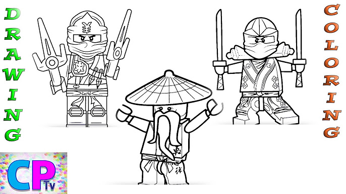 Lego ninjago coloring pages