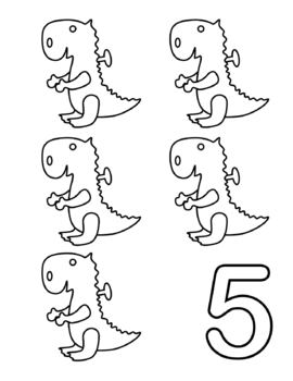 Numbers coloring pages