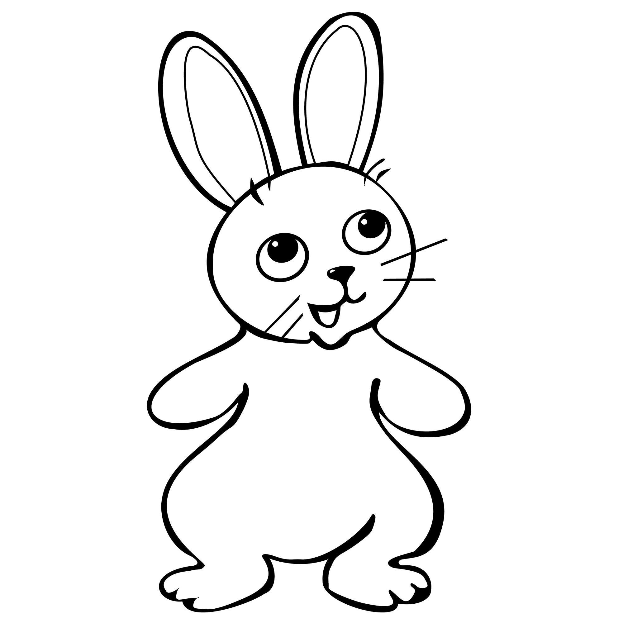 Bunny coloring pages