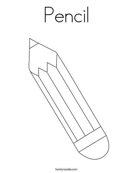 Pencil coloring page