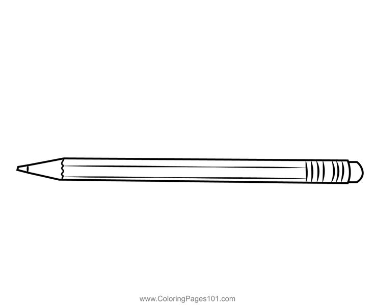 Pencil coloring page coloring pages school coloring pages coloring pages for kids