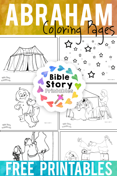 Abraham bible coloring pages