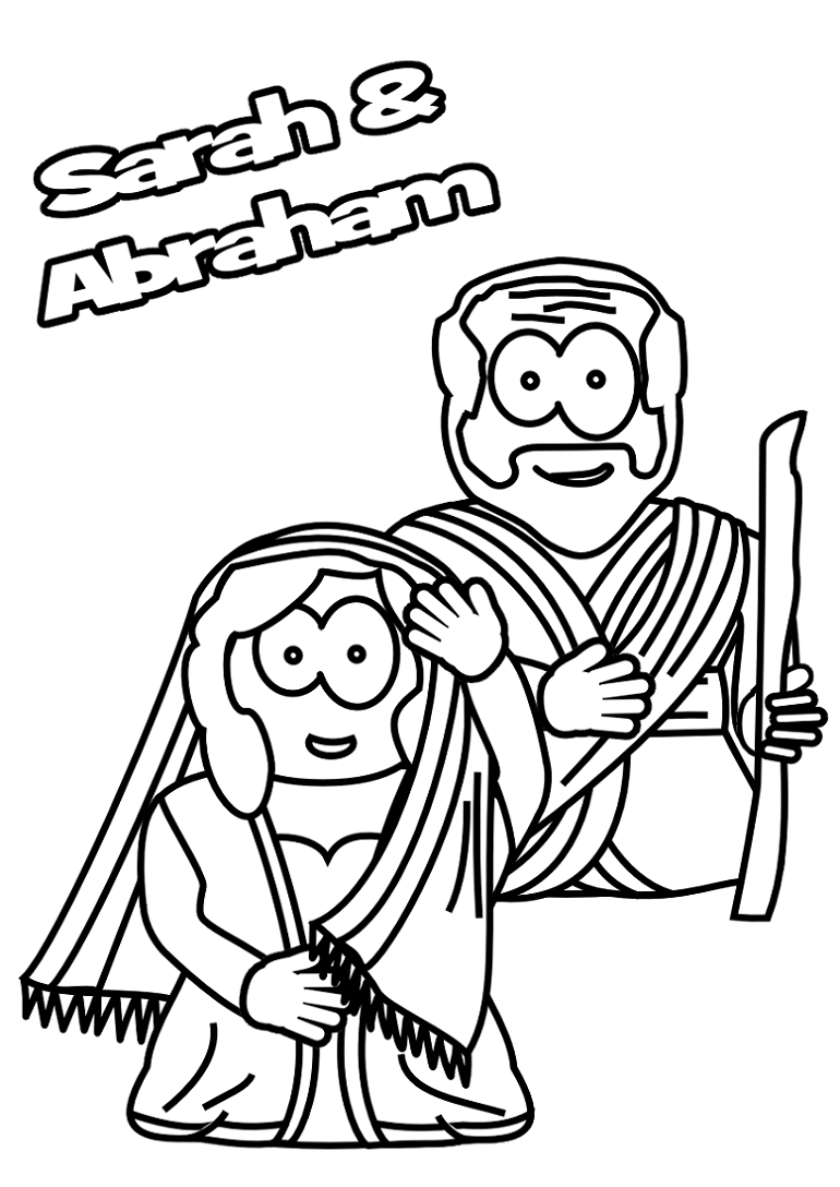 Abraham and sarah coloring pages activity shelter