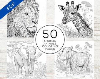 Kdp interior african animals coloring pages x