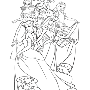 Disney princess coloring pages printable for free download