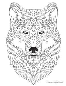 Fall animal adult coloring pages woo jr kids activities childrens publishing