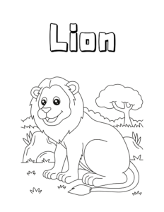 Free zoo animals coloring pages page pdf