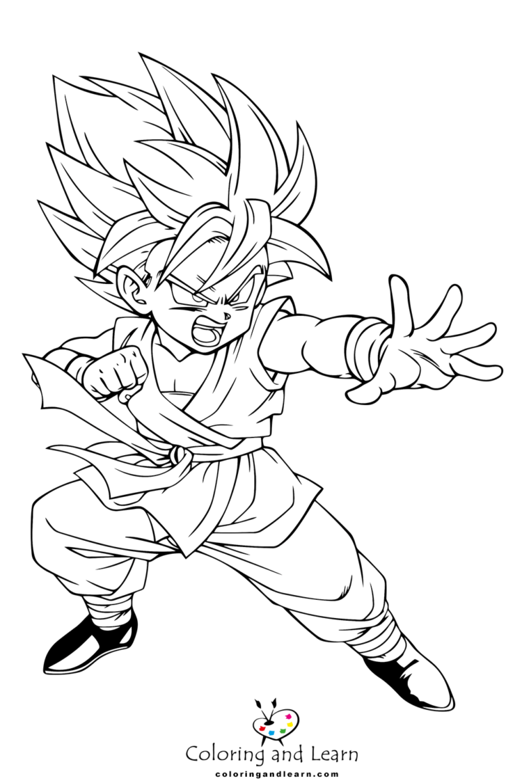 Anime coloring pages