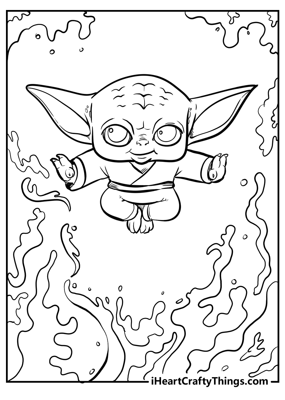 Printable baby yoda coloring pages updated