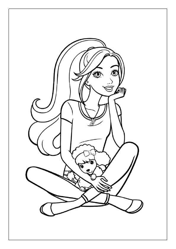 Barbie coloring pages printable coloring sheets