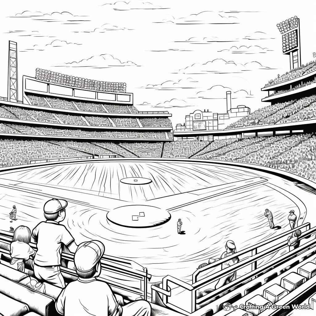 Baseball coloring pages