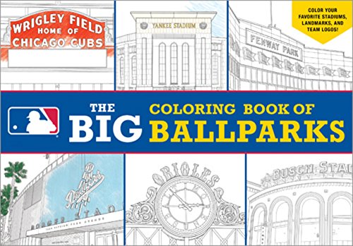 Major league baseball the big coloring book of ballparks hawks nest activity books