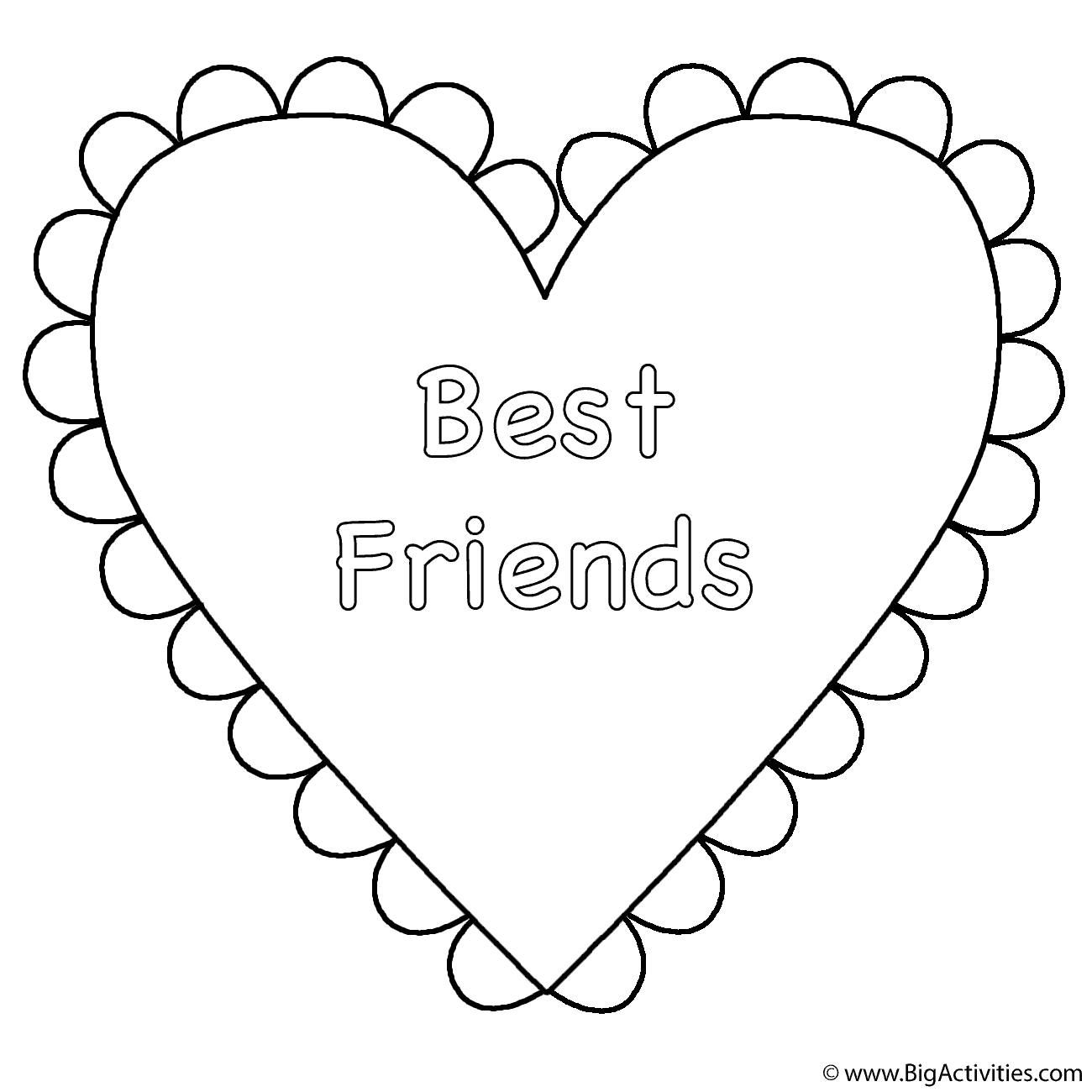 Heart best friends