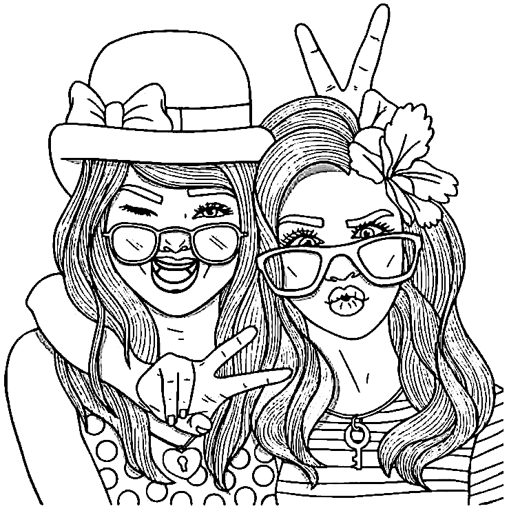 Bff coloring pages printable for free download