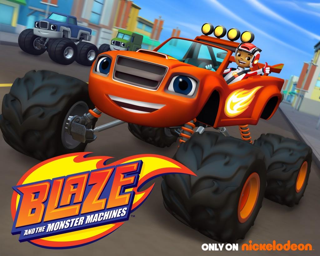 Blaze and the monster machines louring pages and twitter party