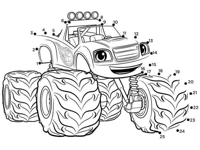 Printable blaze and the monster machines coloring pages pdf