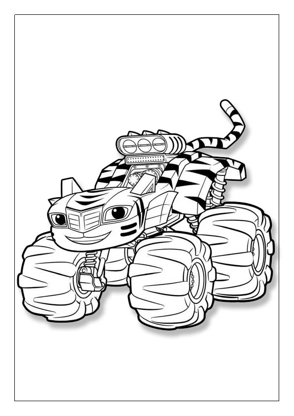 Blaze and the monster machines coloring pages printable coloring sheets