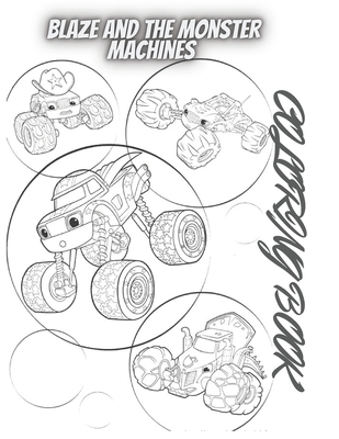 Blaze and the monster machines blaze and the monster machines coloring book paperback an unlikely story bookstore cafã