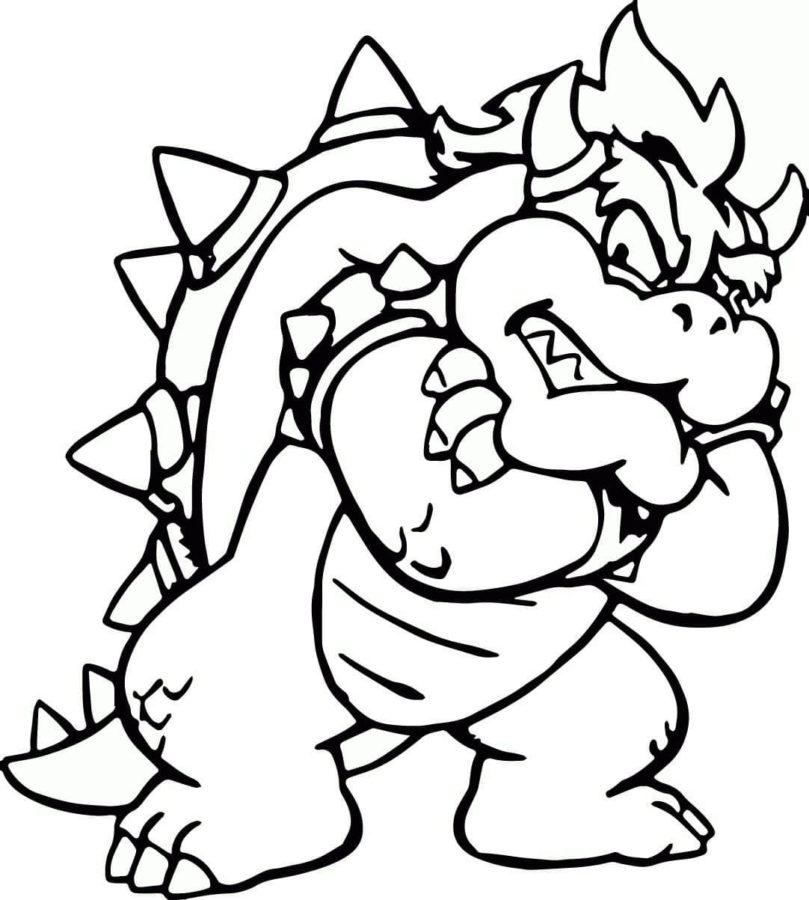 Bowser coloring pages by coloringpageswk on