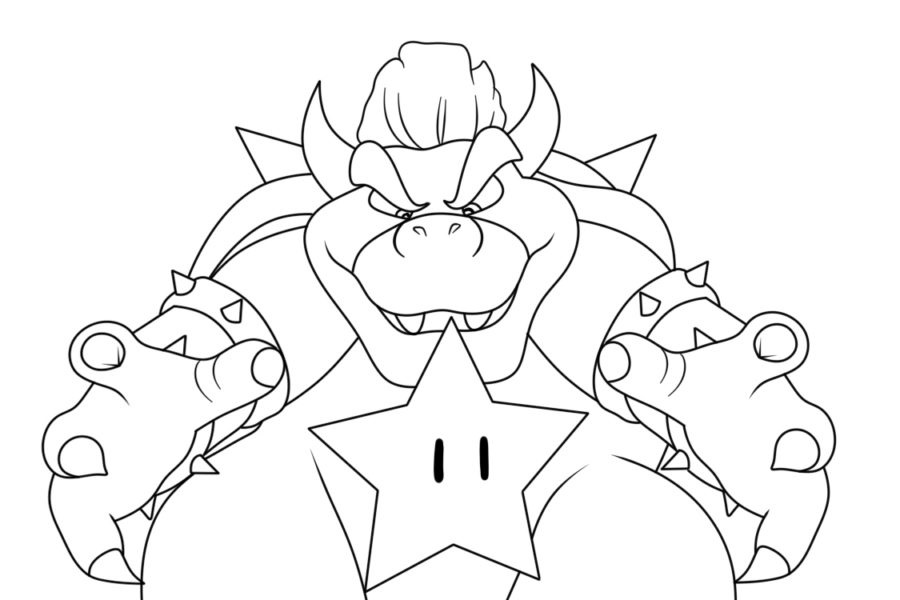 Bowser coloring pages by coloringpageswk on