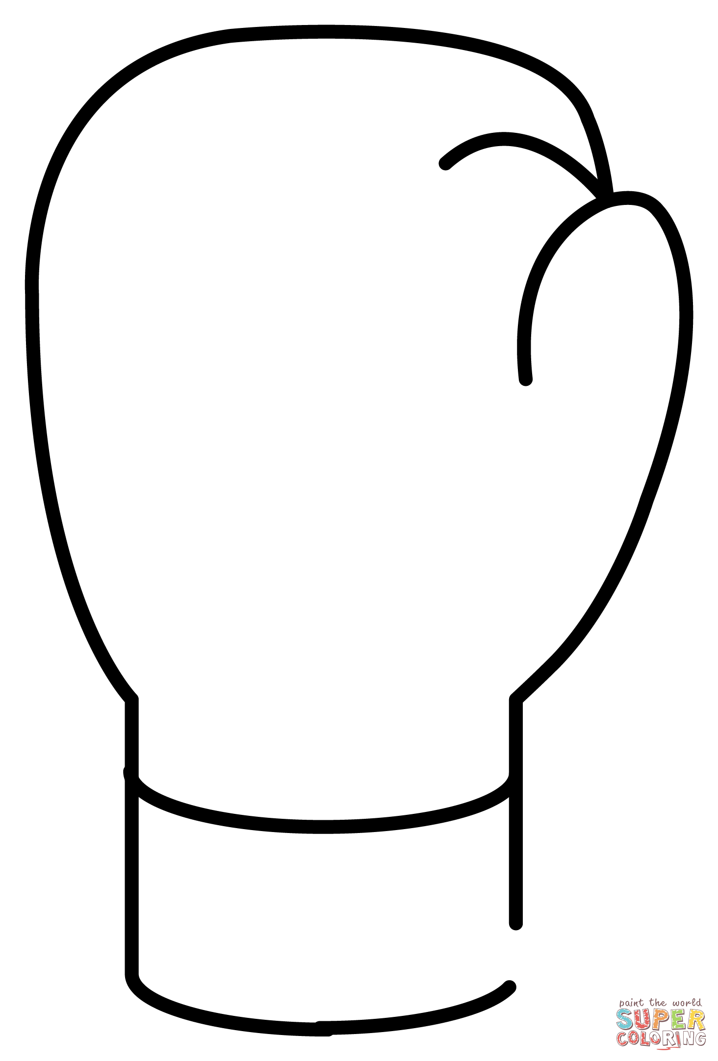 Boxing glove emoji coloring page free printable coloring pages