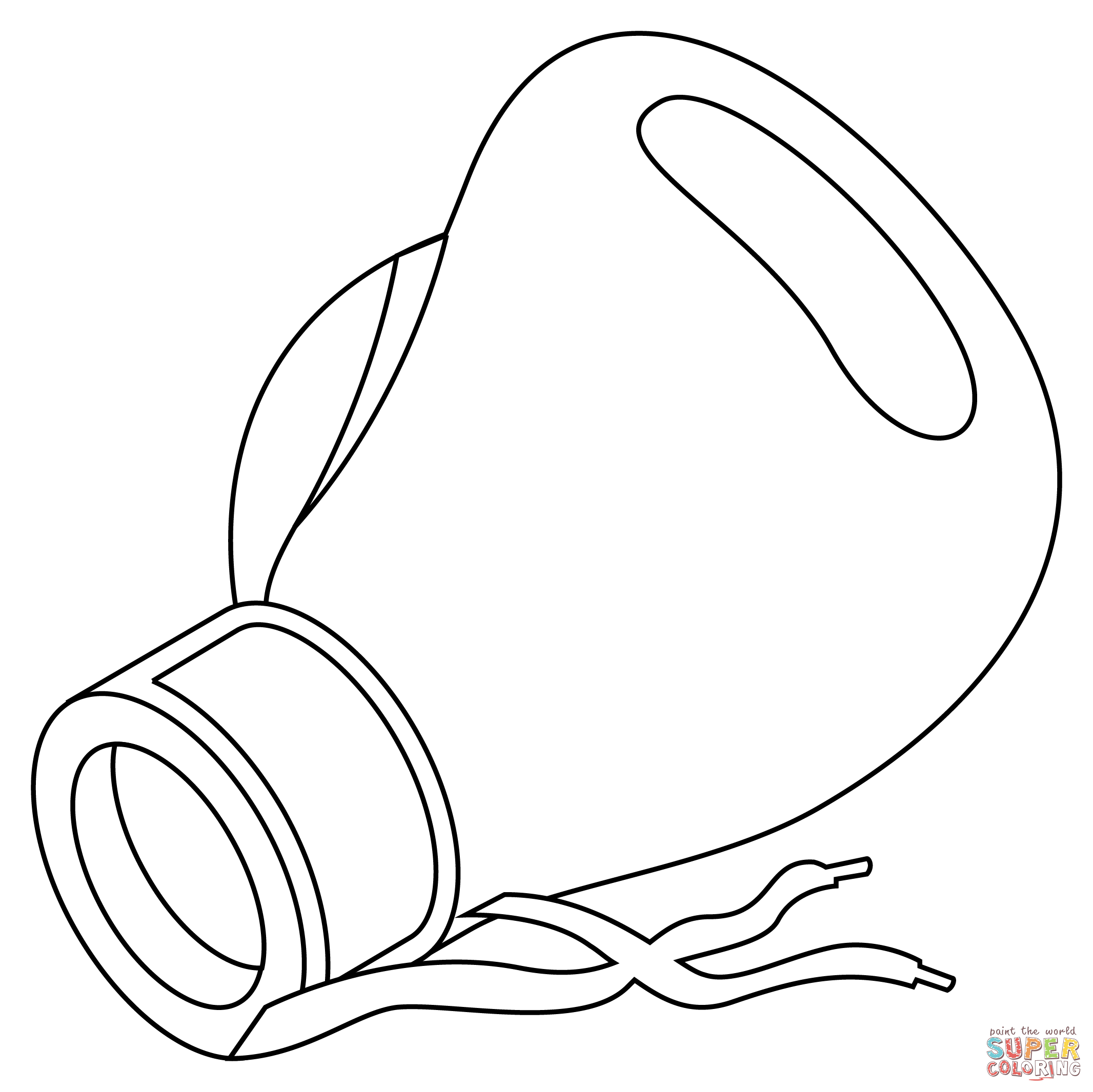 Boxing glove coloring page free printable coloring pages