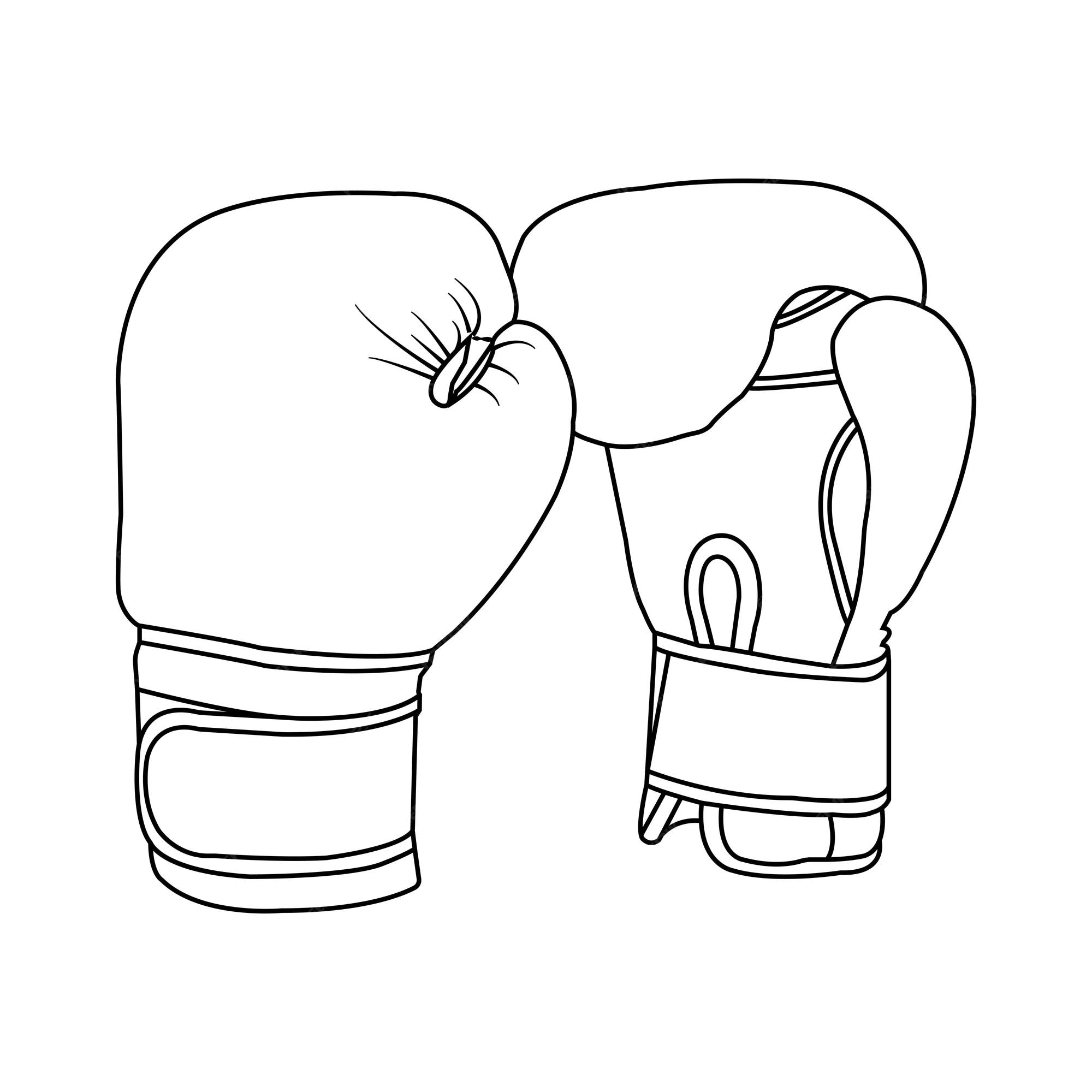 Premium vector boxing gloves icon vector illustration logo design