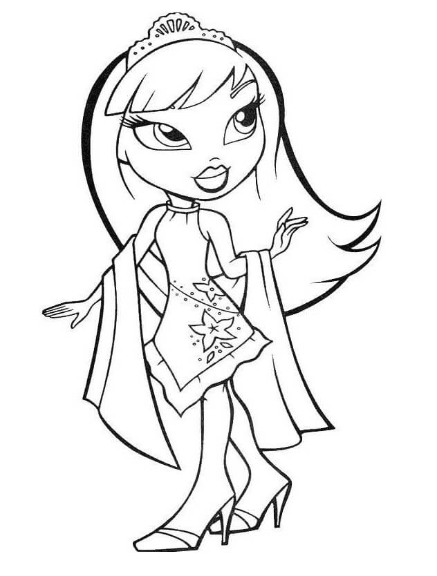 Bratz coloring pages printable for free download