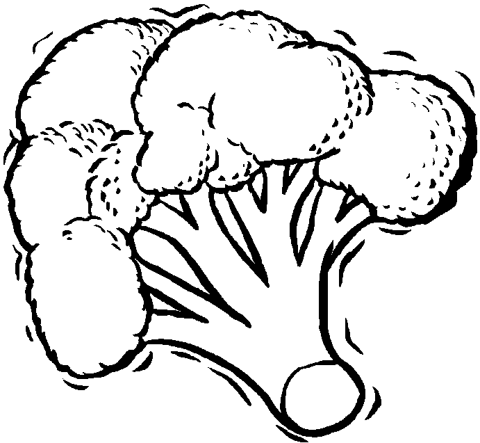 Free vegetables coloring pages