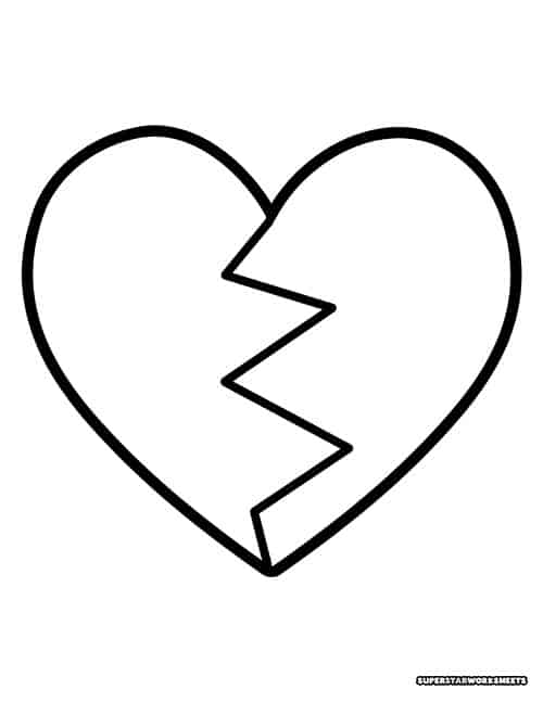 Heart coloring pages